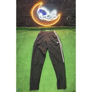 Adidas Mens‎ Primegreen Pull On Track Training Pants Size Small Black Zip Ankle